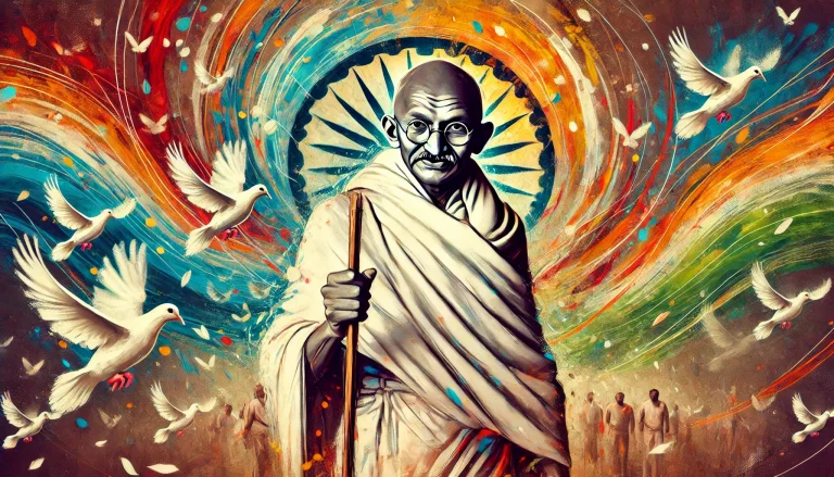 mahatma gandhi on gandhi jayanti and international day of non violance